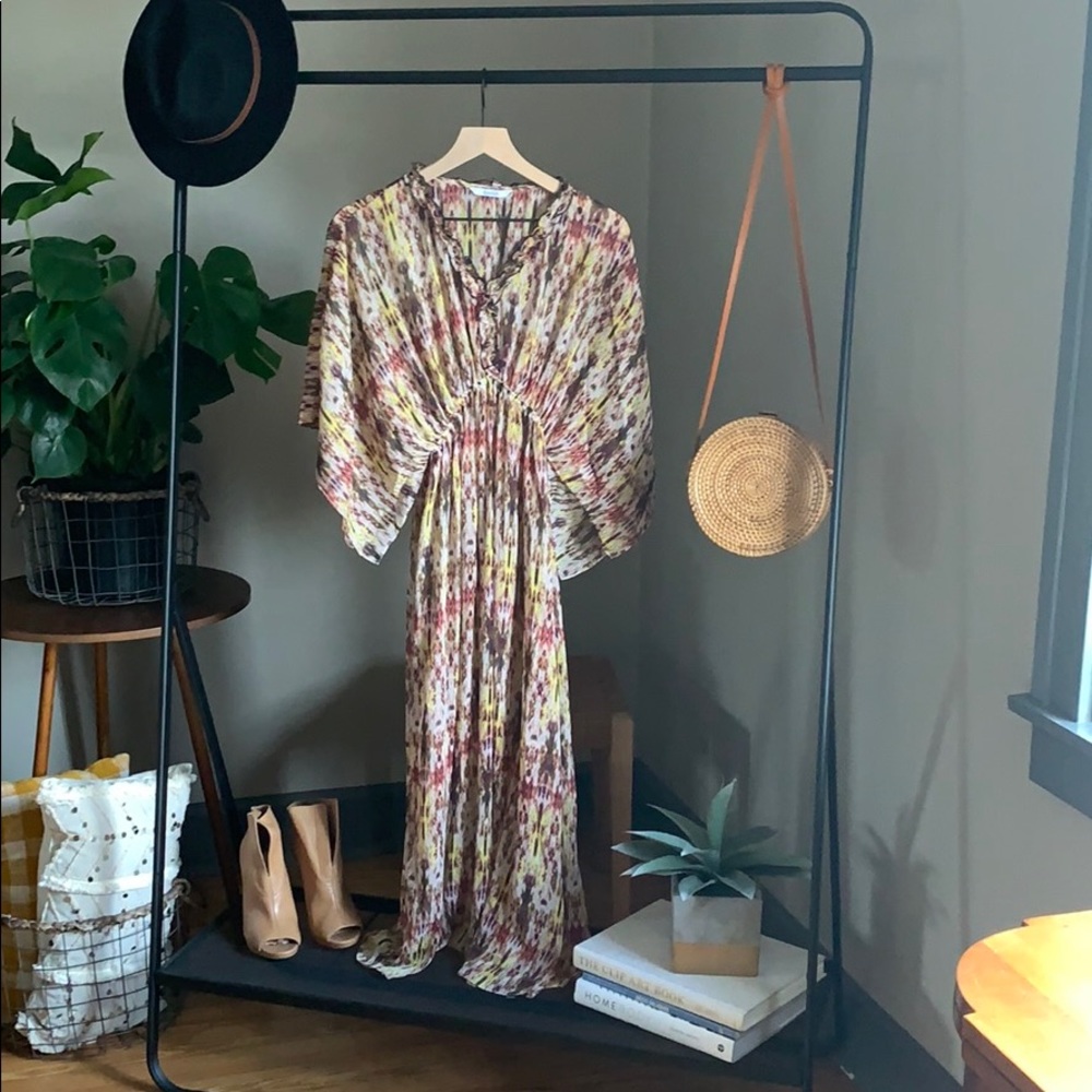 Aztec printed maxi dress